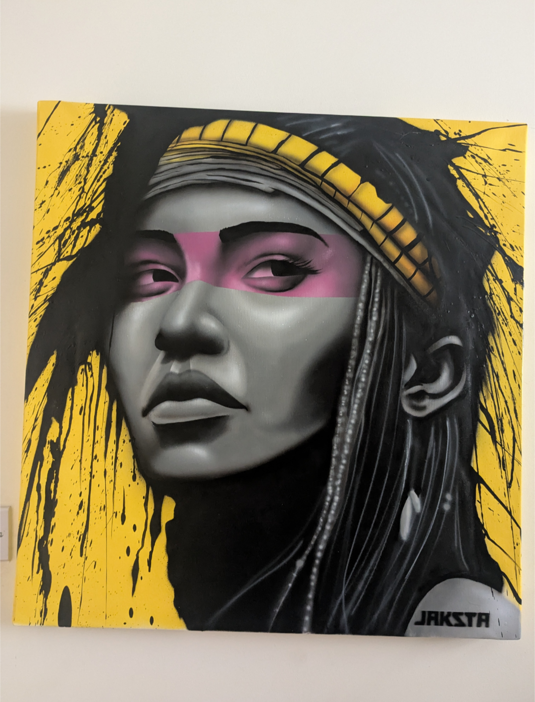Canvas art commissions Swindon - Custom spray paint artwork