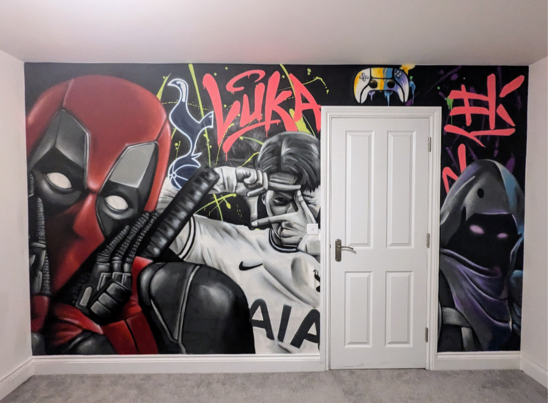 Marvel murals Swindon - Superhero and comic book art